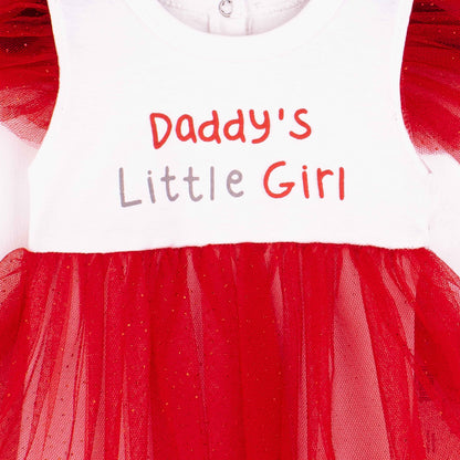 Baby Girl 2 Piece Toto Frock Red Little Girl