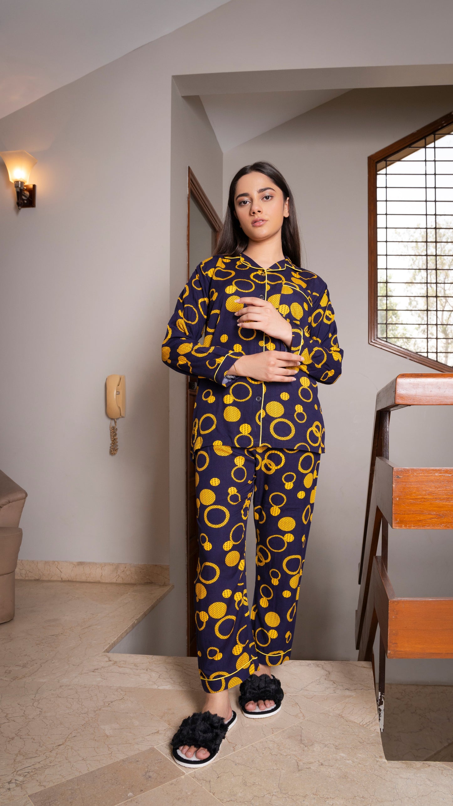 Gold Rings PJ Set