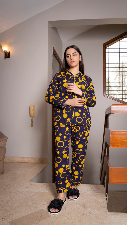 Gold Rings PJ Set