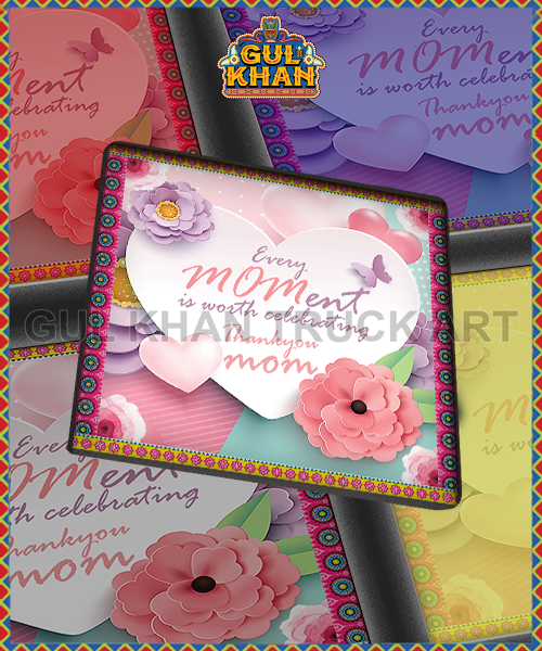 Thank You Mom Printed Coaster design