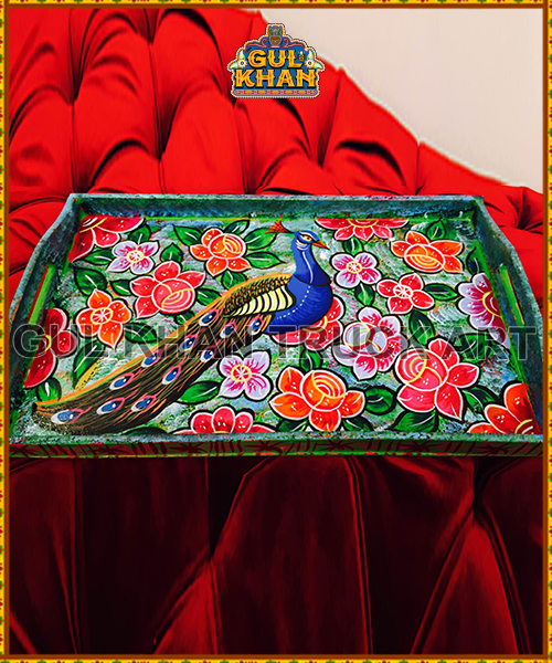 Tray (Wooden Hand Painted) Design 0004