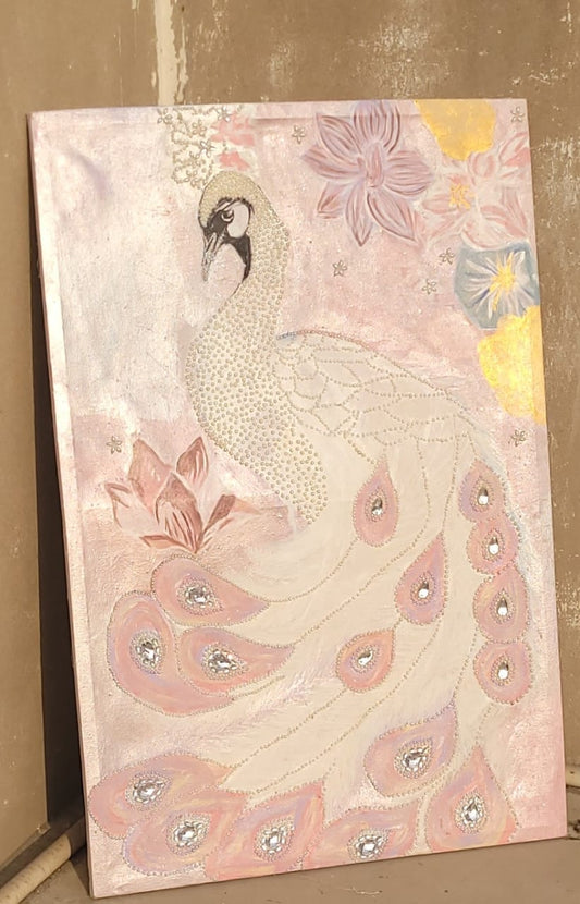 dazzling peacock