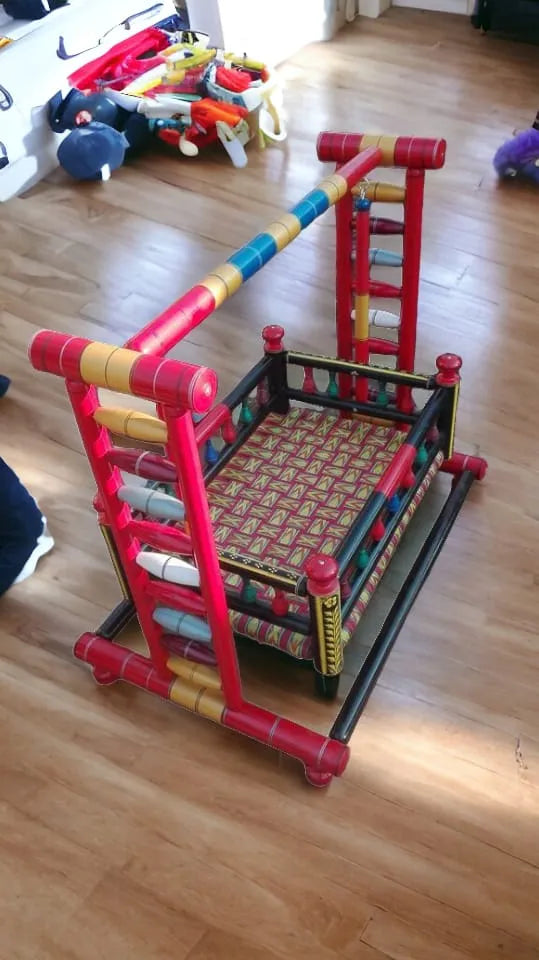 Chinioti wooden baby swing