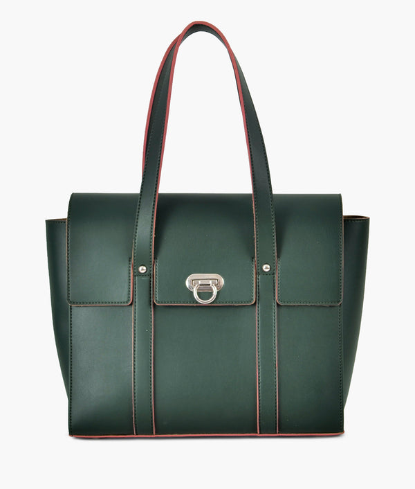 RTW Creation - Army green carry-all satchel bag