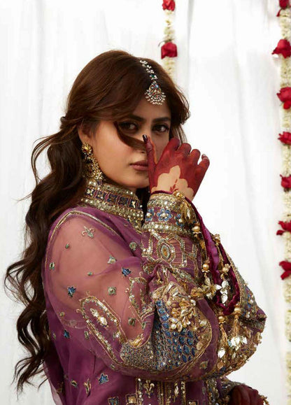 Sagar Kinaray By MNR Embroidered  Suits Unstitched 3 Piece MNR23SK ZWU23-23 JIGRI - Wedding Collection