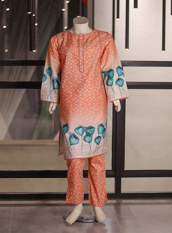Aroob Fancy Embroidered Cotton Suits Stitched 3 Piece - ARB24G 70