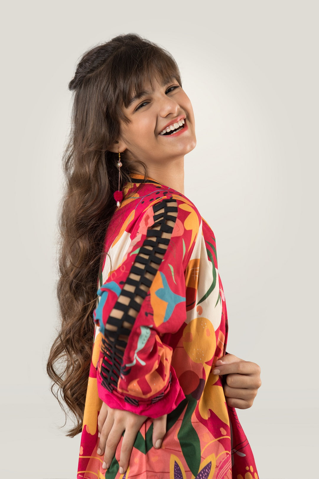 PRKT-052 POP ART Digital Printed Lawn Shirt & Cotton Trouser