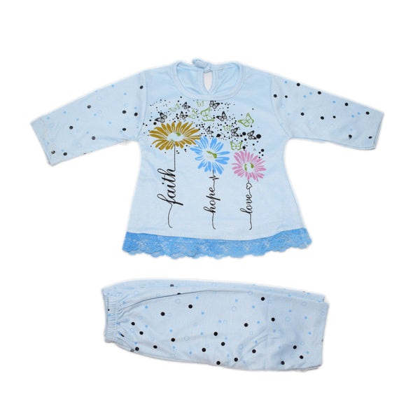 Baby printed dress. Age 0 to 6 months. -1