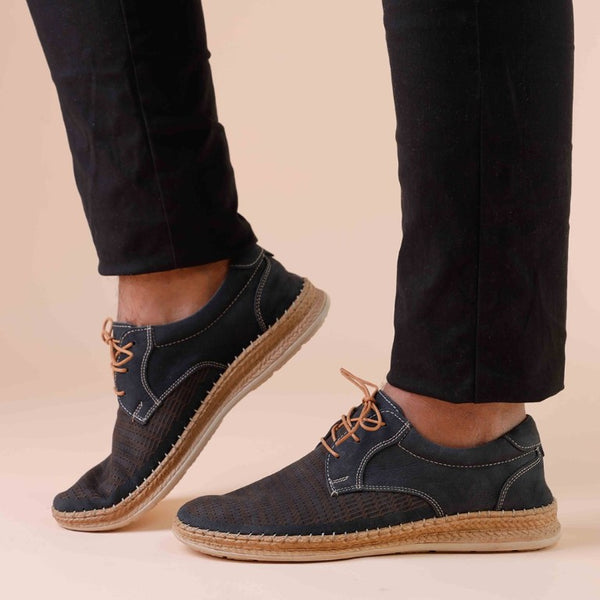 Turkish-made Handstitched Groovy-design Leather Shoes