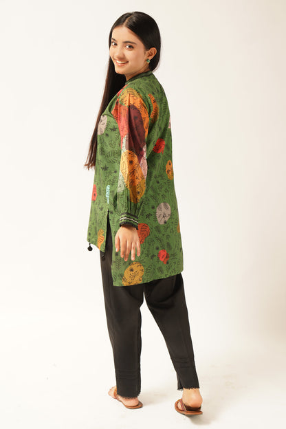01 PCS Digital Printed Kurti SKU: WRTW-001