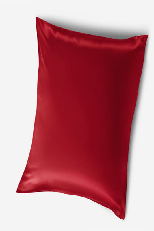 Valerie Cherry Silk Pillowcase-VL-PLW01-RD