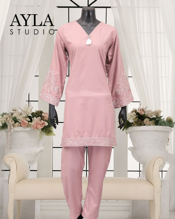 Noor E Rang by Ayla Studio Stitched 2 Piece Summer Collection'2025-Gul-E-Nazuk