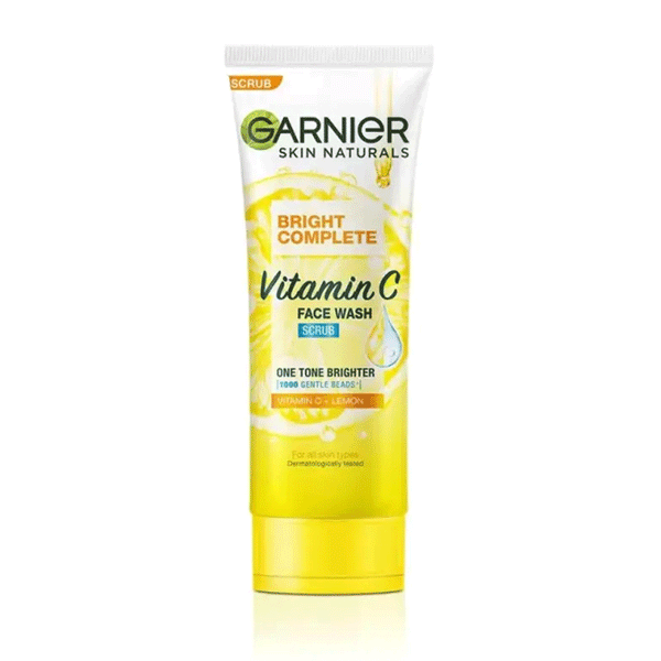 Garnier Bright Complete Vitamin C Face Wash Scrub 100ml