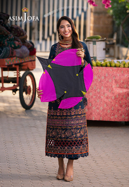 AJAR-36 EMBROIDERED LAWN 3 PCS