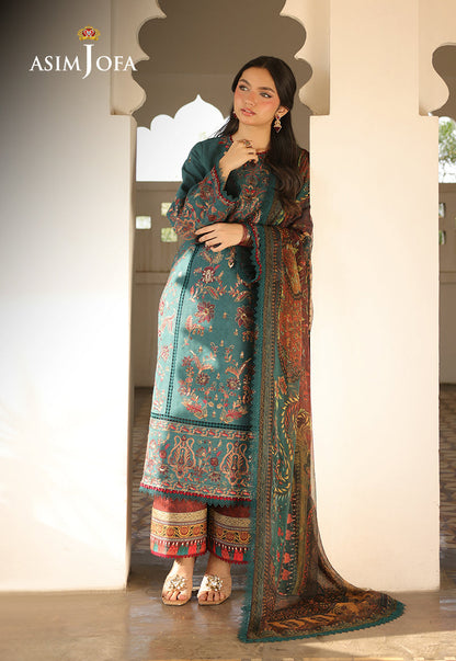 AJUBU-03 Embroidered Jacquard 3 Pcs