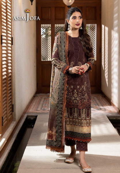 AJRWP-19 PRINTED PREMIUM WINTER COTTON STITCHED 3 PCS