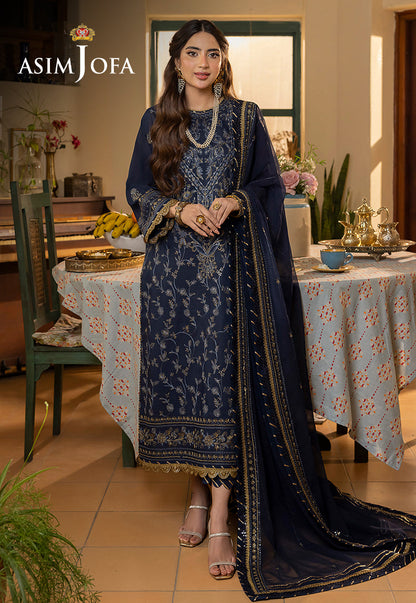 AJSW-30 EMBROIDERED POLY VISCOSE 3 PCS