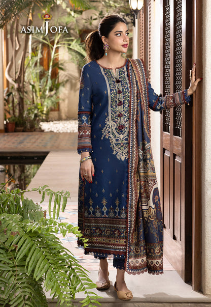 AJRWP-05 PRINTED PREMIUM WINTER COTTON STITCHED 3 PCS