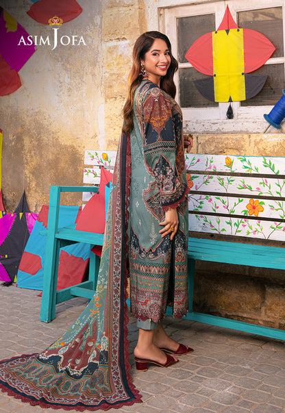 AJARP-01 EMBROIDERED JACQUARD STITCHED 3 PCS