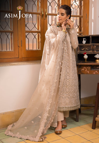AJSW-21 EMBROIDERED COTTON NET 3 PCS