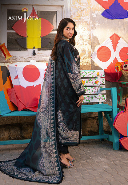 AJARP-10 EMBROIDERED JACQUARD STITCHED 3 PCS