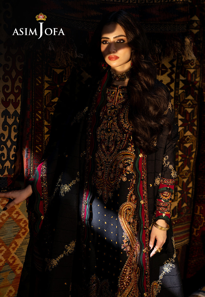 AJKT-03 EMBROIDERED SELF TWILL 3 PCS