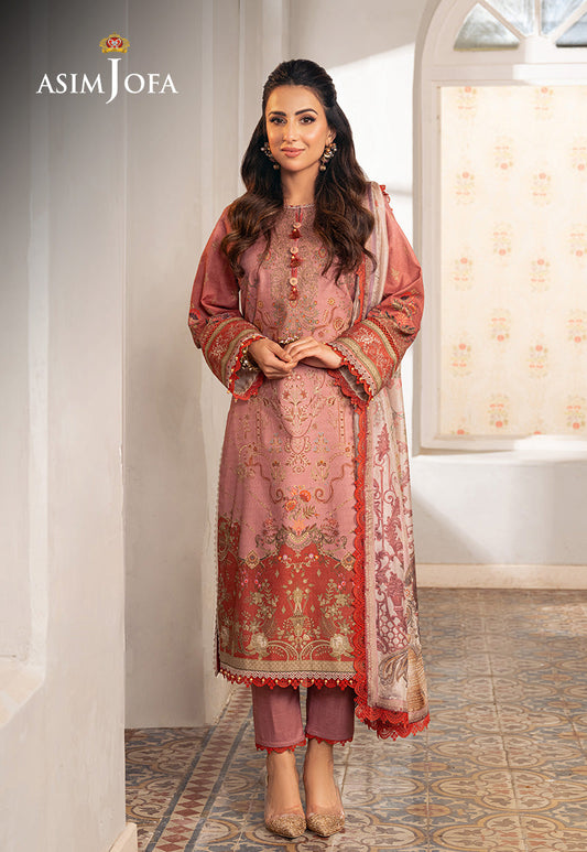 AJARP-08 PRINTED JACQUARD STITCHED 3 PCS