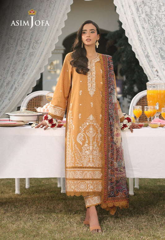 AJUBU-04 Embroidered Jacquard 3 Pcs