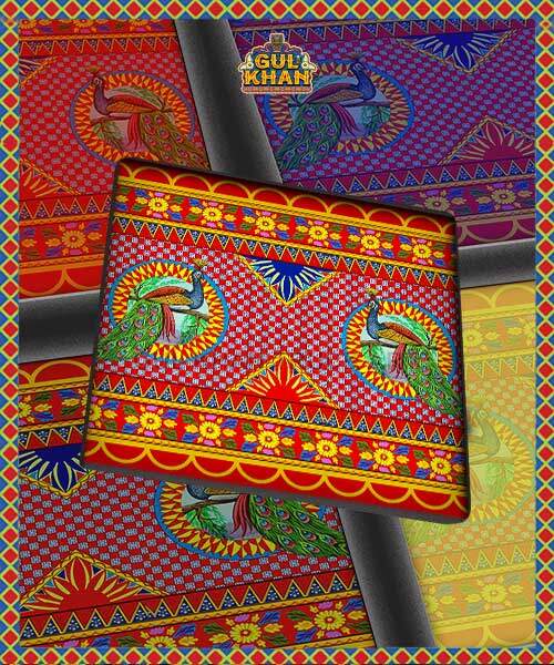 Peacock Printed Truck Art  Coaster Design