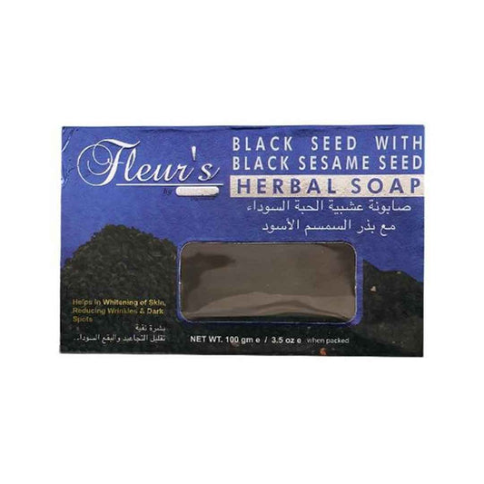 Fleurs Transparent Soap - Black Seed with Sesame
