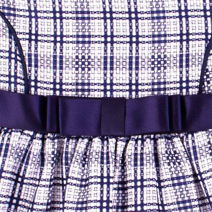 Baby Girl Blue Belt Fancy Frock