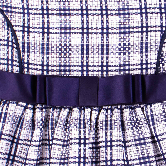Baby Girl Blue Belt Fancy Frock