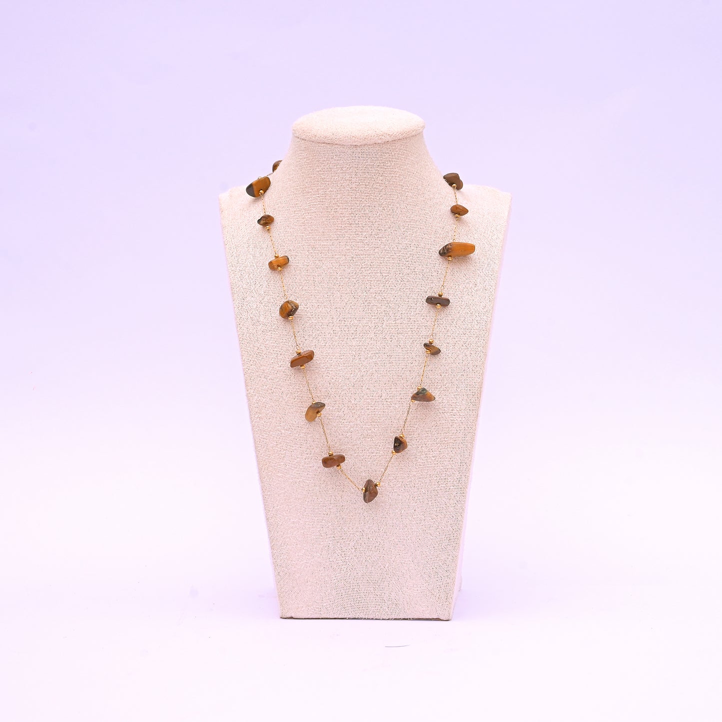 Uncut Beauty Necklace Tiger's Eye (Brown)