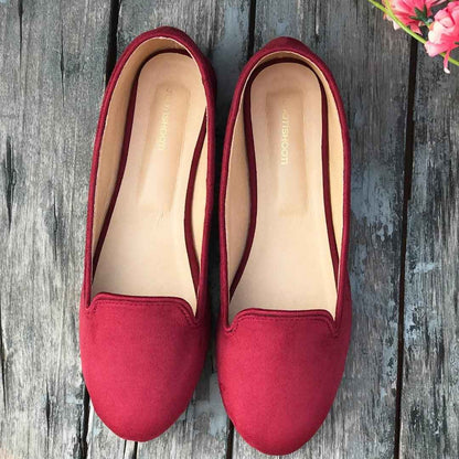 Ruby Red Loafers