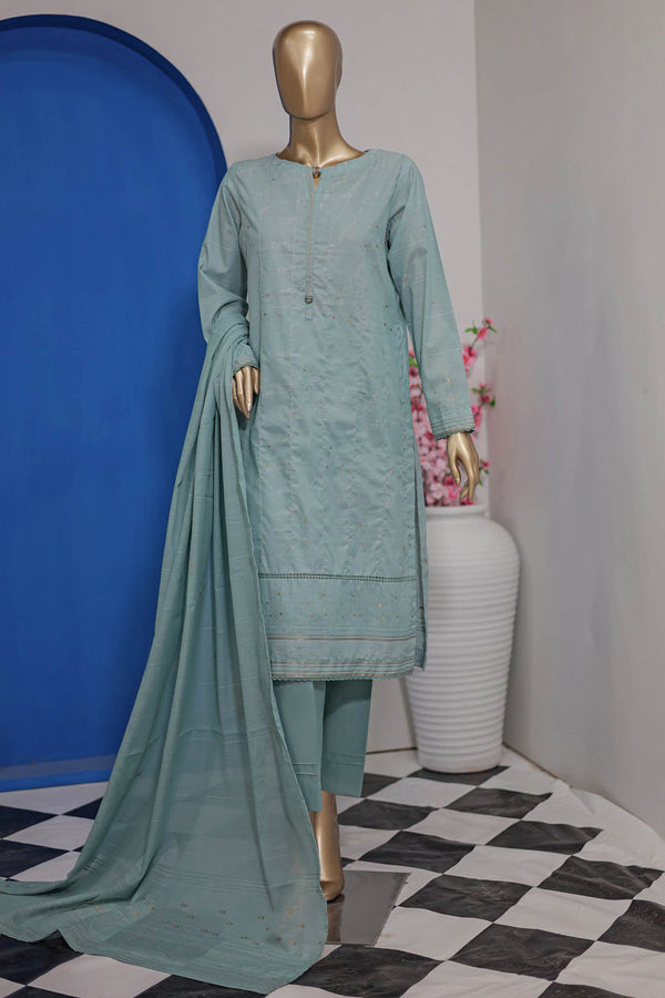 Valencia By HZ Unstitched 3 Piece Jacquard Lawn Collection'2024-VJ-10