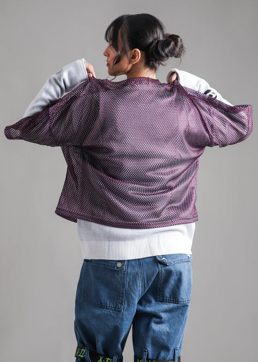 Mesh Oversized Boxy T-Shirt