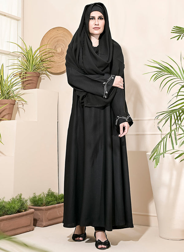 Hijab Ul Hareem Hijabulhareem Pull Over Hand Work Abaya 0120-J-284