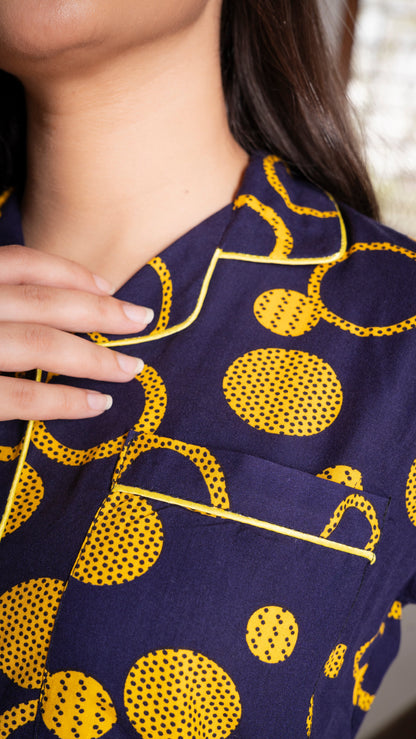 Gold Rings PJ Set