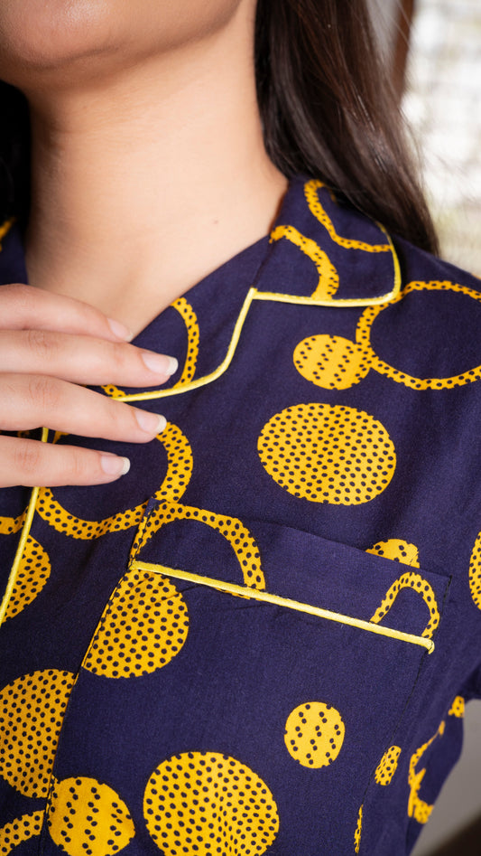 Gold Rings PJ Set