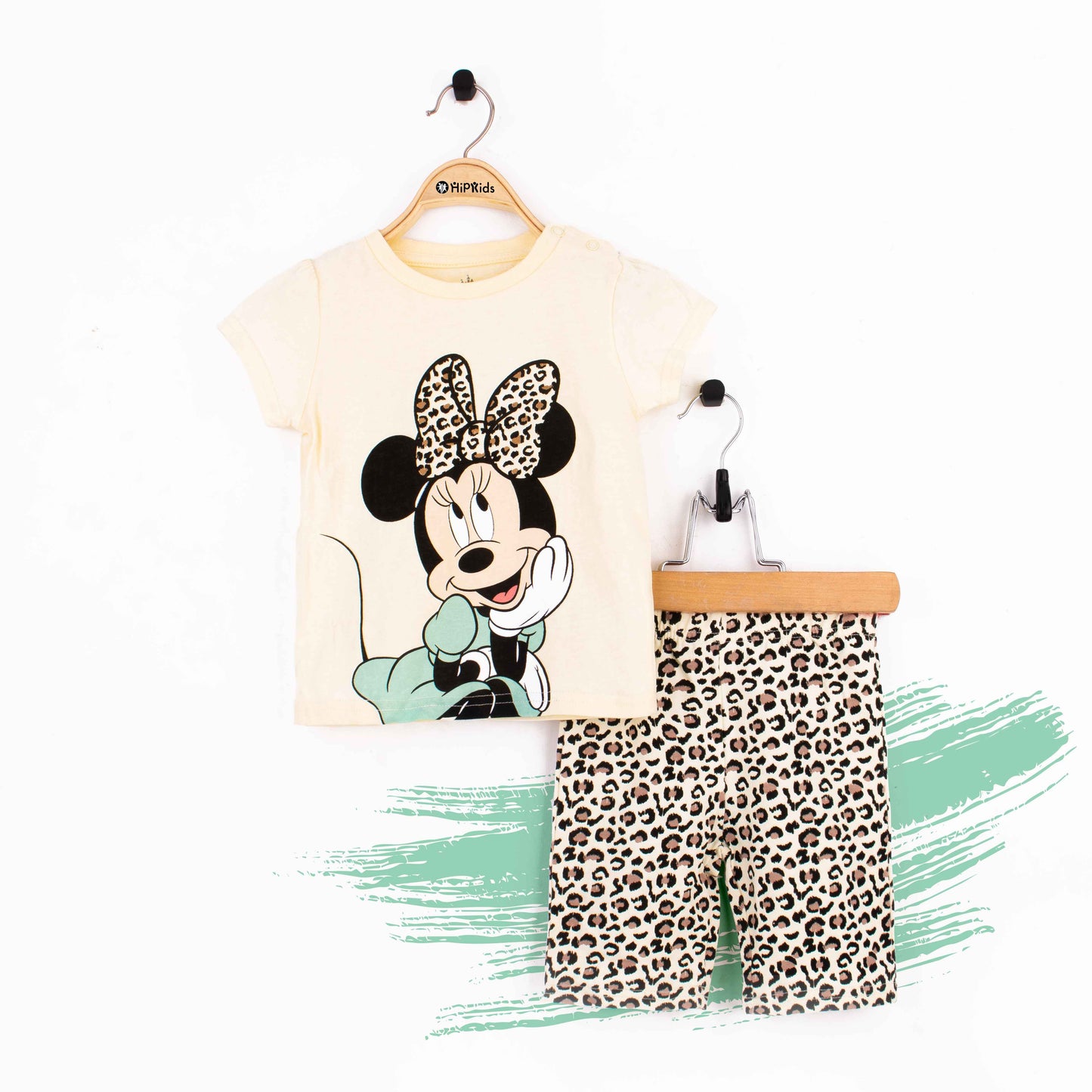 DS Baby Girl 2 Piece Set Minnie Mouse Print