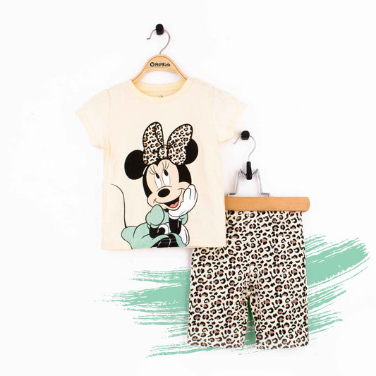 DS Baby Girl 2 Piece Set Minnie Mouse Print