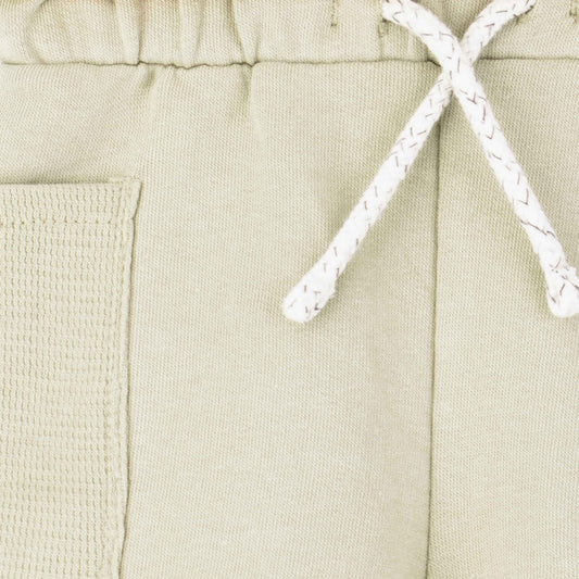 C.A Baby Boy Light Green Cotton Jersey Shorts
