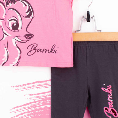 DS Baby Girl 2 Piece Set Pink Bambi