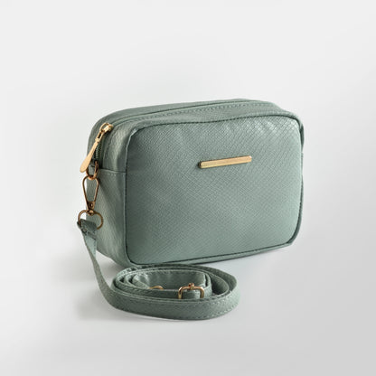 Buy Mini Snakeskin Square Bag - Sea Mist in Pakistan