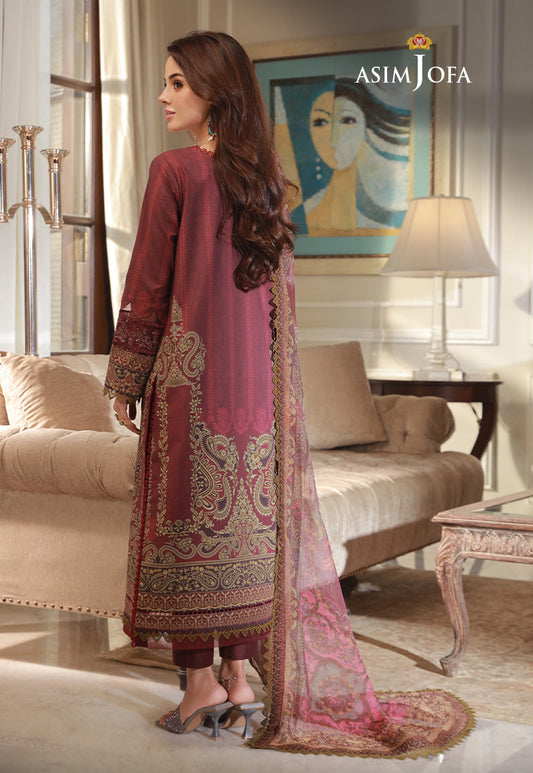 AJAS-04 EMBROIDERED  CAMBRIC (3-Pcs)