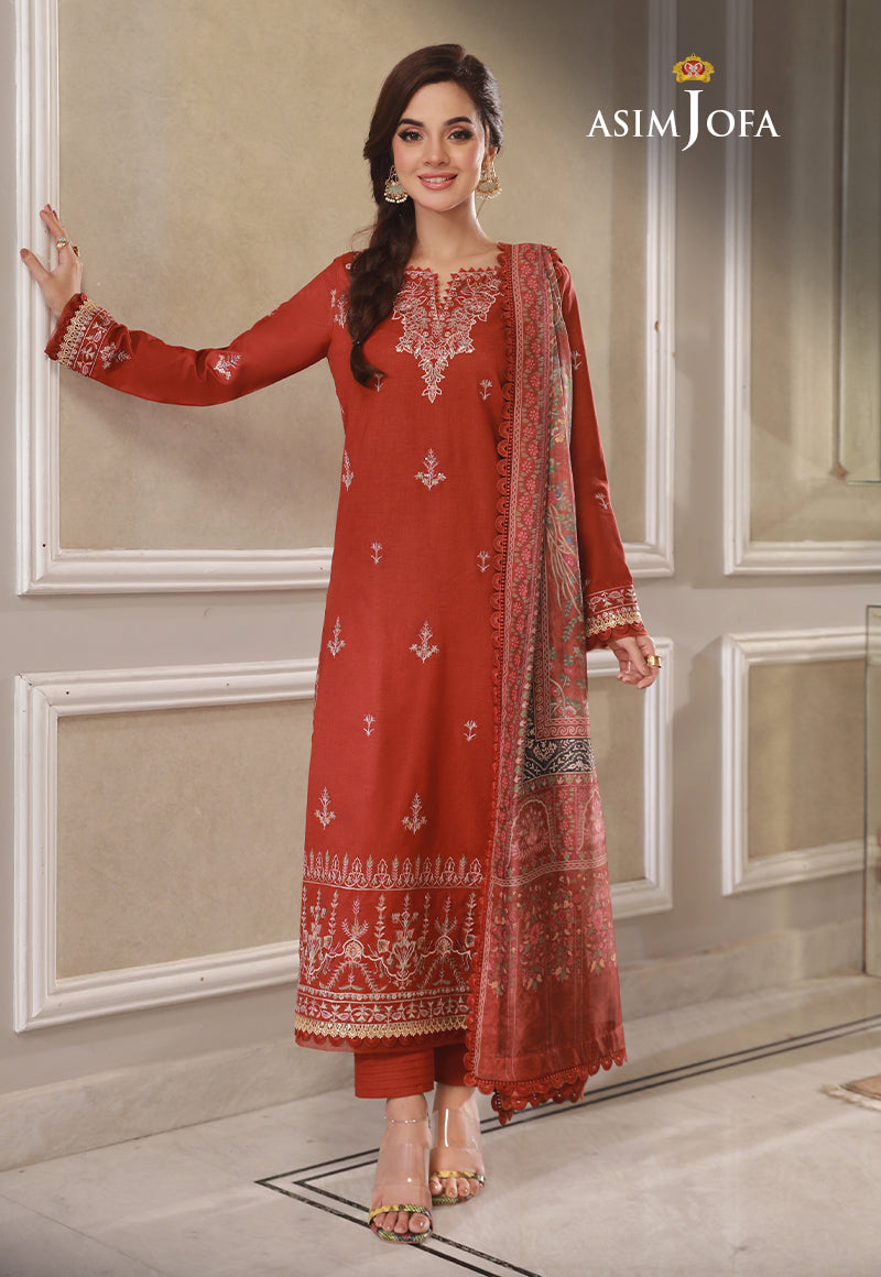 AJAS-23 EMBROIDERED CAMBRIC (3-Pcs)