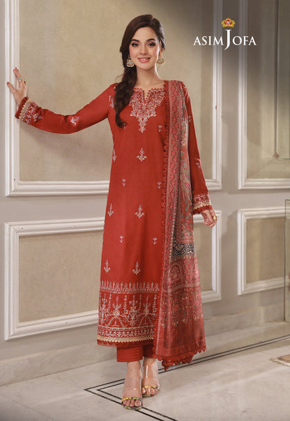 AJAS-23 EMBROIDERED CAMBRIC (3-Pcs)