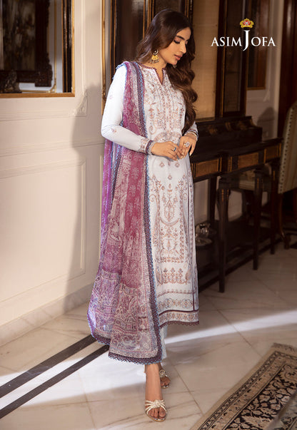 AJAS-32 EMBROIDERED CAMBRIC (3-Pcs)