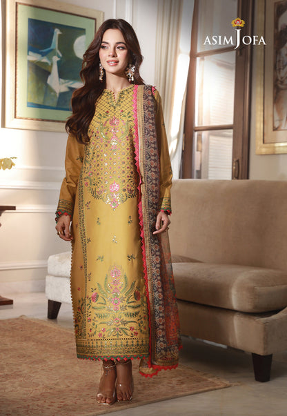AJAS-33 EMBROIDERED CAMBRIC  (3-Pcs)
