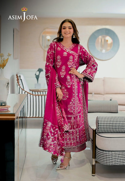 AJCE-09 EMBROIDERED PAPER COTTON 3 PCS